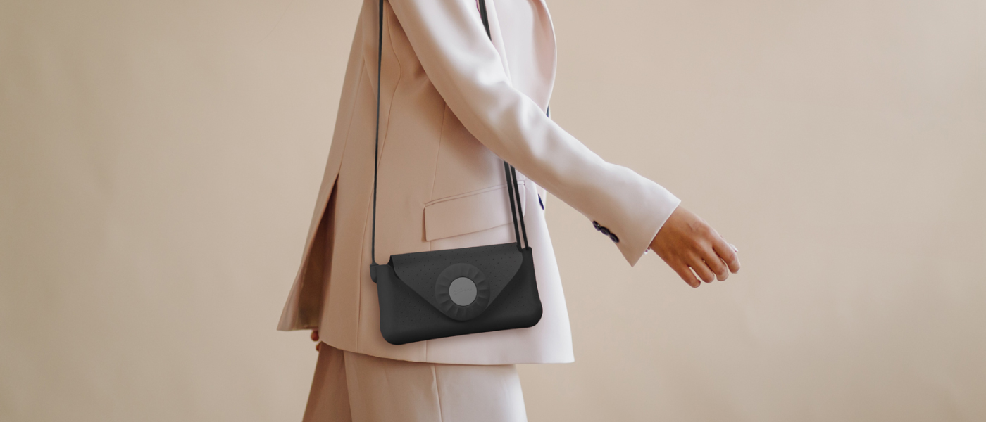 泡泡斜背手機包